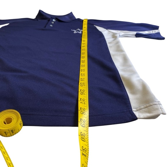 Dallas Cowboys Navy Blue Polo, M - Picture 4 of 9